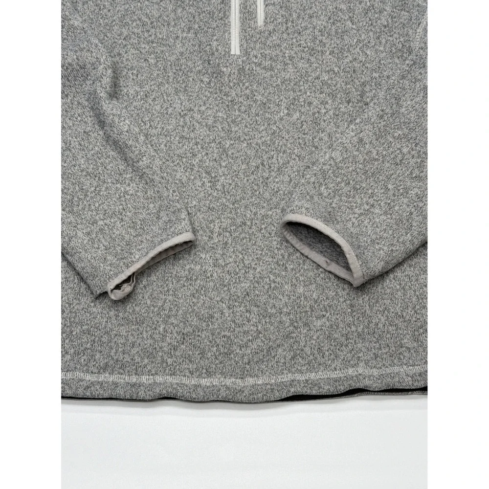 The North Face Mens Gordon Lyons 1/4 Zip‎ Fleece Pullover Heather Grey Large